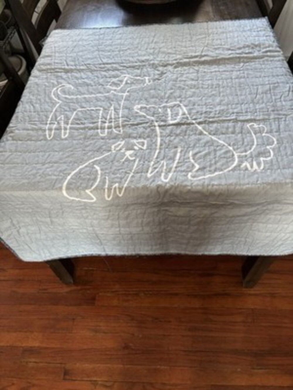 Nordstrom 51” By 41” Throw Quilt Excellent Condition